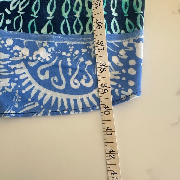 Lilly Pulitzer Meridian Deep Indigo Leied Back Tassel Midi Strapless Dress - Picture 7 of 9